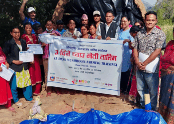 रोशी गाउँपालिकामा तीन दिने निःशुल्क च्याउ खेती तालिम सम्पन्न